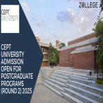 CEPT University Admission Open For Postgraduate Programs Round 2 2025